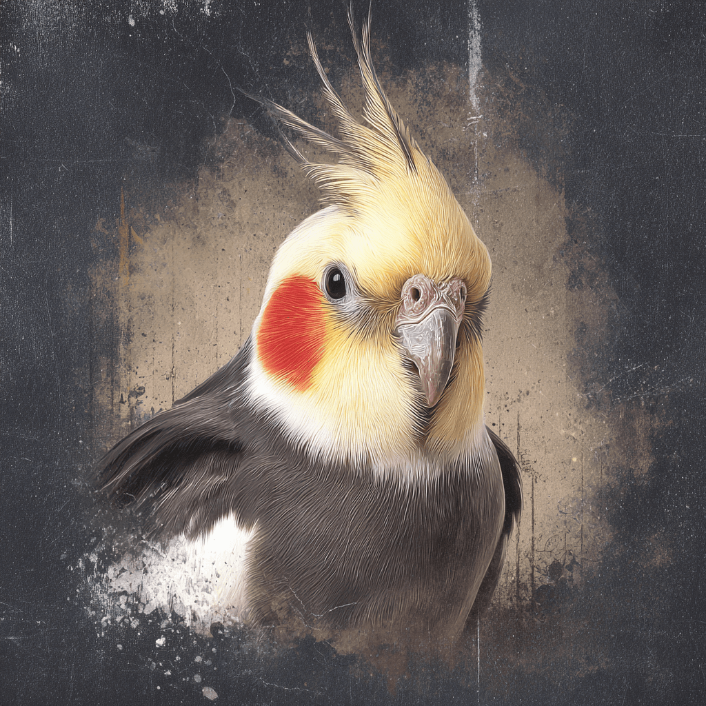 Chalkboard illustration pet portrait example
