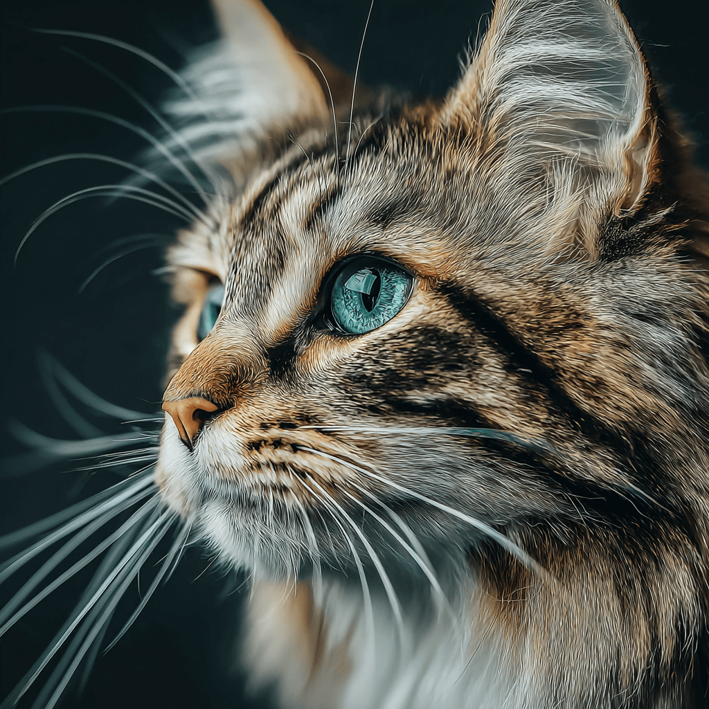 Photoreal cinematic (teal/orange grade) pet portrait example