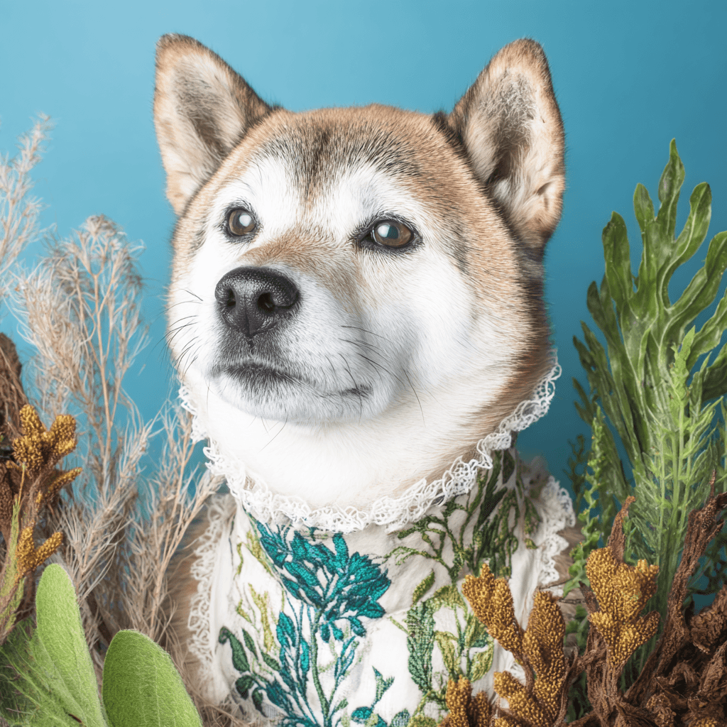 Fashion editorial (Vogue cover vibe) pet portrait example