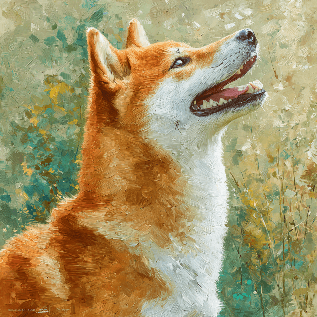 Flash Pastoral Dream Field pet portrait example